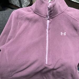 Women’s Lavender Under Armour quarter zip Polartec fleece